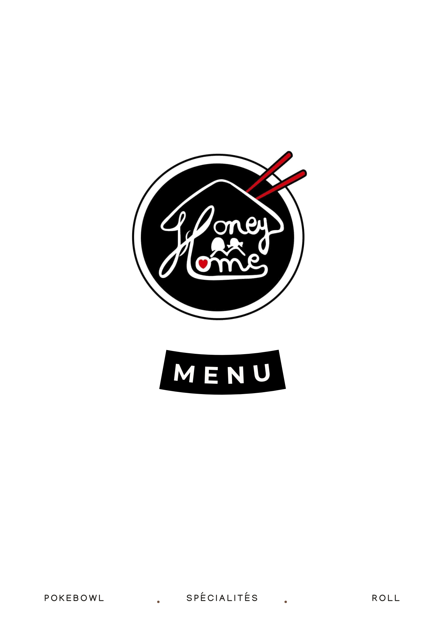 Notre menu